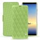 Funda de piel Samsung Galaxy Note8 - Vert olive - Couture ( Nappa - Pantone 578U ) 