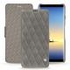 Housse cuir Samsung Galaxy Note8 - Acier vintage - Couture