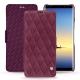 Custodia in pelle Samsung Galaxy Note8 - Prune vintage - Couture