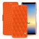硬质真皮保护套 Samsung Galaxy Note8 - Orange fluo - Couture
