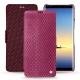 Capa em pele Samsung Galaxy Note8 - Serpent ciclamino