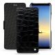 Capa em pele Samsung Galaxy Note8 - Crocodile nero