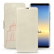 Capa em pele Samsung Galaxy Note8 - Blanc escumo