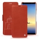 Samsung Galaxy Note8 leather case - Arange clouquié