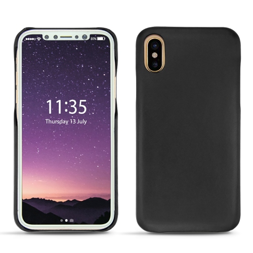 Coque cuir Apple iPhone X