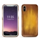 Capa em pele Apple iPhone X - Doré Patine