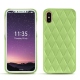 硬质真皮保护套 Apple iPhone X - Vert olive - Couture ( Nappa - Pantone 578U ) 