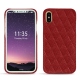 Funda de piel Apple iPhone X - Tomate - Couture ( Pantone 187C ) 