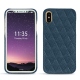 Lederschutzhülle Apple iPhone X - Indigo - Couture ( Pantone 303U ) 