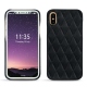 Apple iPhone X leather cover - Dark vintage - Couture
