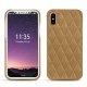 Funda de piel Apple iPhone X - Sable vintage - Couture