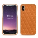 Capa em pele Apple iPhone X - Mandarine vintage - Couture