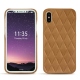 Apple iPhone X leather cover - Castan esparciate - Couture