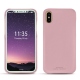 Lederschutzhülle Apple iPhone X - Rose PU