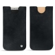 가죽 커버 Apple iPhone X - Dark vintage ( Roughtcut - Black#5256 ) 