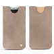 가죽 커버 Apple iPhone X - Taupe vintage ( Pantone 7530C ) 