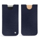 Pochette cuir Apple iPhone X - Cobalt ( Pantone 2766C ) 