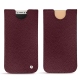 Pochette cuir Apple iPhone X - Lie de vin ( Pantone 5115C ) 