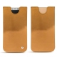 Pochette cuir Apple iPhone X - Or Maïa ( Pantone 871C ) 