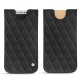Funda de piel Apple iPhone X - Noir - Couture ( Nappa - Black ) 