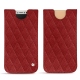 Apple iPhone X leather pouch - Tomate - Couture ( Pantone 187C ) 