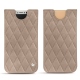 Lederschutzhülle Apple iPhone X - Taupe vintage - Couture