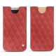 Custodia in pelle Apple iPhone X - Cerise vintage - Couture