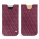 Capa em pele Apple iPhone X - Prune vintage - Couture
