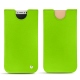 Capa em pele Apple iPhone X - Vert fluo