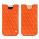 Capa em pele Apple iPhone X - Orange fluo - Couture