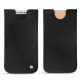 Apple iPhone X leather pouch - Negre poudro