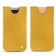 가죽 커버 Apple iPhone X - Jaune soulèu