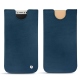 가죽 커버 Apple iPhone X - Blu mediterran