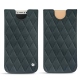 Funda de piel Apple iPhone X - Blu marino - Couture
