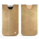 Apple iPhone X leather pouch - Serpent sabbia