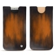 가죽 커버 Apple iPhone X - Marron Patine