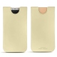 Funda de piel Apple iPhone X - Beige PU