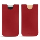 Apple iPhone X leather pouch - Rouge PU