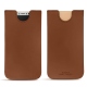 가죽 커버 Apple iPhone X - Marron PU