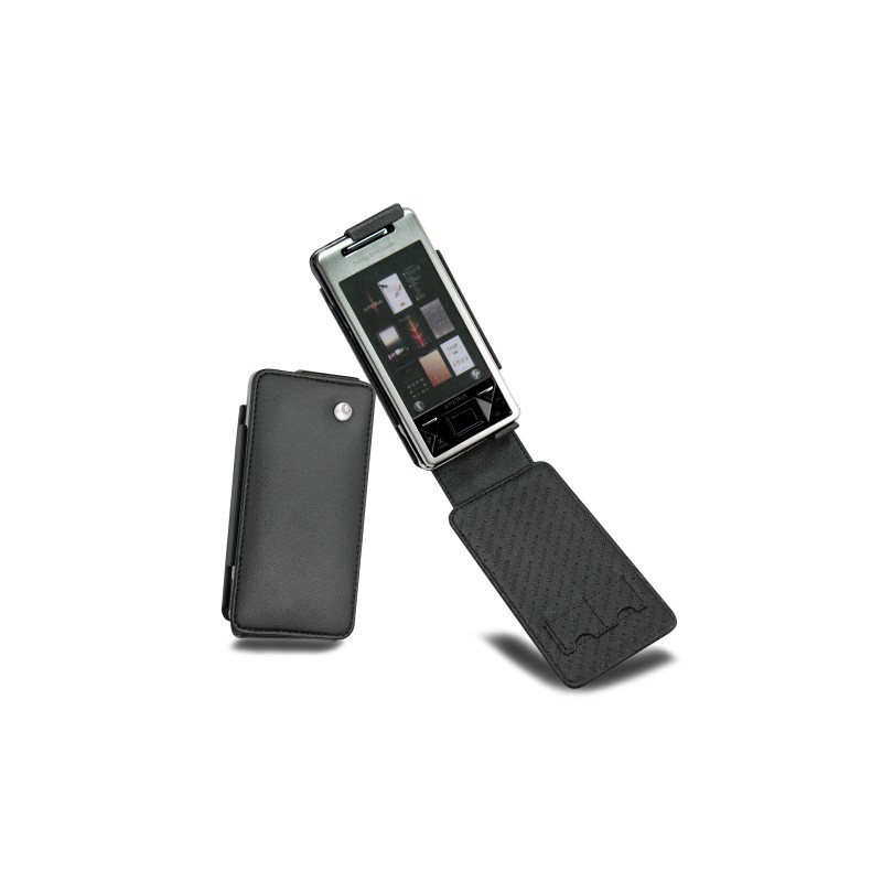 Funda de piel Sony Ericsson Xperia X1  - Noir ( Nappa - Black ) 