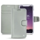 Housse cuir Apple iPhone X - Gris ( Nappa - Pantone W428C ) 