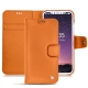 Housse cuir Apple iPhone X - Orange ( Nappa - Pantone 1495U ) 