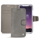Capa em pele Apple iPhone X - Acier vintage ( Pantone 403C ) 