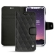 Custodia in pelle Apple iPhone X - Noir - Couture ( Nappa - Black ) 