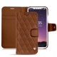 Capa em pele Apple iPhone X - Marron - Couture ( Nappa - Pantone 1615C ) 