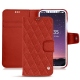 Capa em pele Apple iPhone X - Papaye - Couture ( Pantone 180C ) 