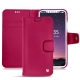 Custodia in pelle Apple iPhone X - Rose fluo