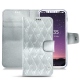 Housse cuir Apple iPhone X - Platinium - Couture