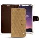 Housse cuir Apple iPhone X - Sable vintage - Couture