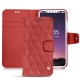 Lederschutzhülle Apple iPhone X - Cerise vintage - Couture